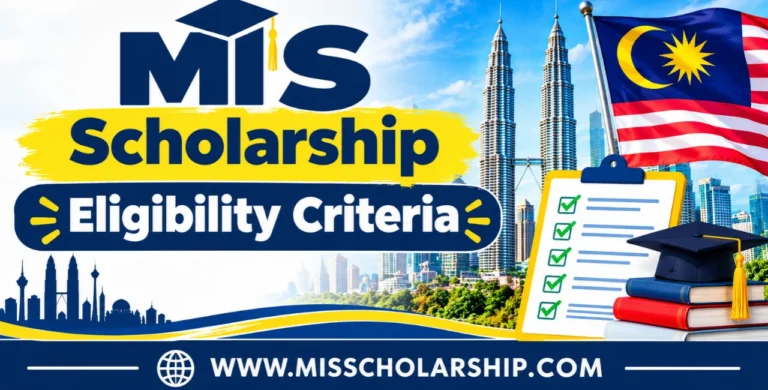 MIS Scholarship Eligibility Criteria